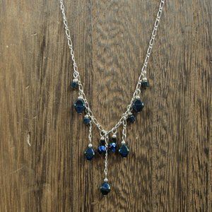 20" Sterling Silver Unique Simple Design Necklace Vintage